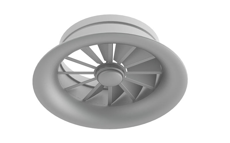 Yüksek Tavan Swirl Difüzörler