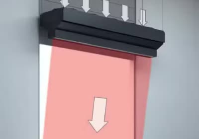 How an air curtain works