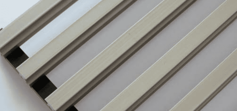 Anodized bronze walkable grille