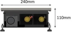 LC110 technical drawing
